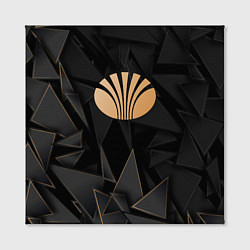 Холст квадратный Daewoo golden poly, цвет: 3D-принт — фото 2