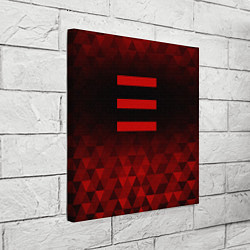 Холст квадратный OneRepublic red poly, цвет: 3D-принт — фото 2