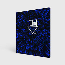 Холст квадратный The Neighbourhood blue energy, цвет: 3D-принт