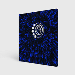 Холст квадратный Blink 182 blue energy, цвет: 3D-принт