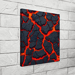 Холст квадратный Текущая в породе лава, цвет: 3D-принт — фото 2