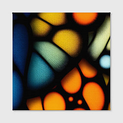 Холст квадратный Абстракция крыла бабочки, цвет: 3D-принт — фото 2