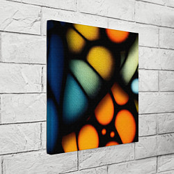 Холст квадратный Абстракция крыла бабочки, цвет: 3D-принт — фото 2