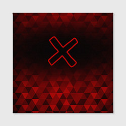 Холст квадратный A Silent Voice red poly, цвет: 3D-принт — фото 2