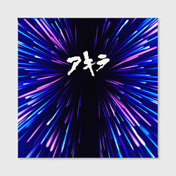 Холст квадратный Akira neon energy, цвет: 3D-принт — фото 2