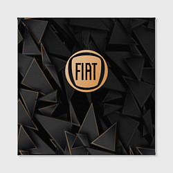 Холст квадратный Fiat golden poly, цвет: 3D-принт — фото 2