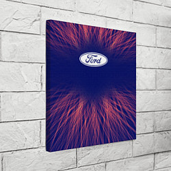 Холст квадратный Ford red energy, цвет: 3D-принт — фото 2