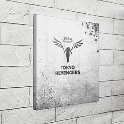 Холст квадратный Tokyo Revengers - white gradient, цвет: 3D-принт — фото 2