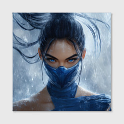 Холст квадратный Китана - взгляд в цель, цвет: 3D-принт — фото 2