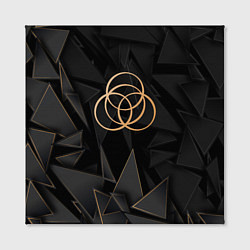 Холст квадратный Elden Ring golden poly, цвет: 3D-принт — фото 2
