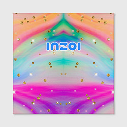 Холст квадратный Inzoi с золотыми звездочками, цвет: 3D-принт — фото 2