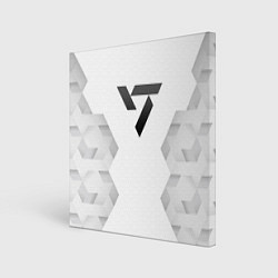 Холст квадратный Seventeen white poly, цвет: 3D-принт