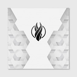 Холст квадратный Dead Space white poly, цвет: 3D-принт — фото 2