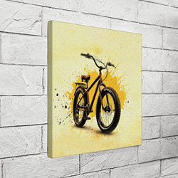 Холст квадратный Фэтбайк на бежевом, цвет: 3D-принт — фото 2