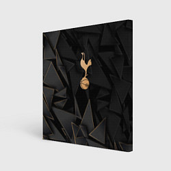 Холст квадратный Tottenham golden poly, цвет: 3D-принт