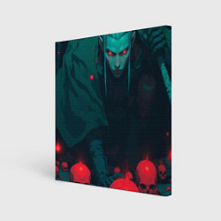 Холст квадратный Мастер черепов - колдун, цвет: 3D-принт