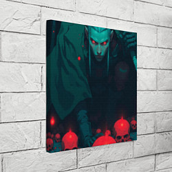 Холст квадратный Мастер черепов - колдун, цвет: 3D-принт — фото 2
