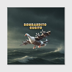Холст квадратный Bombandito Gusito мем, цвет: 3D-принт — фото 2