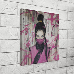 Холст квадратный Милина японский стиль, цвет: 3D-принт — фото 2