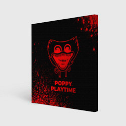 Картина квадратная Poppy Playtime - red gradient