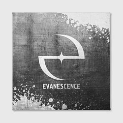 Холст квадратный Evanescence - grey gradient, цвет: 3D-принт — фото 2