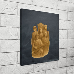 Холст квадратный ACDC старинный памятник группе, цвет: 3D-принт — фото 2