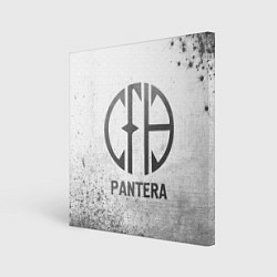 Холст квадратный Pantera - white gradient, цвет: 3D-принт