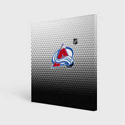 Холст квадратный Колорадо Эвеланш - черный градиент, цвет: 3D-принт