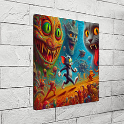 Холст квадратный Красочный сон Тома за минуту до пробуждения, цвет: 3D-принт — фото 2