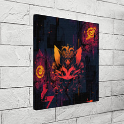 Холст квадратный Магический лисёнок, цвет: 3D-принт — фото 2