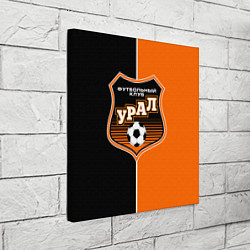 Холст квадратный ФК Урал - оранжево черные, цвет: 3D-принт — фото 2