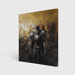 Холст квадратный Воин Гатц в броне, цвет: 3D-принт