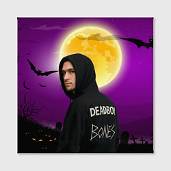 Холст квадратный Deadboy Bones, цвет: 3D-принт — фото 2