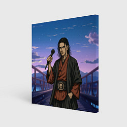 Холст квадратный Bones в аниме стиле, цвет: 3D-принт