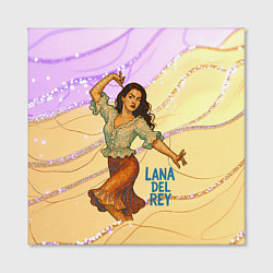 Холст квадратный Lana Del Rey танцует, цвет: 3D-принт — фото 2