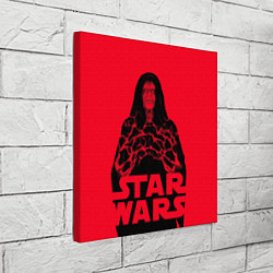 Холст квадратный Star wars - Darth Sidious, цвет: 3D-принт — фото 2