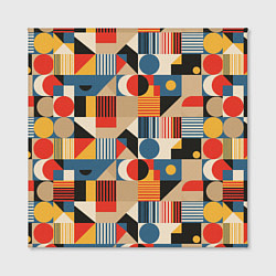 Холст квадратный Ритмы Баухауса, цвет: 3D-принт — фото 2