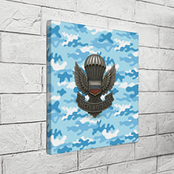Холст квадратный Часть и отвага ВДВ, цвет: 3D-принт — фото 2