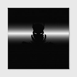 Холст квадратный Силуэт Бэтмена - градиент, цвет: 3D-принт — фото 2
