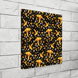 Холст квадратный Грибной дождик, цвет: 3D-принт — фото 2