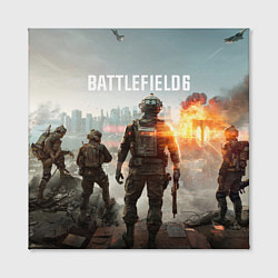 Холст квадратный Битва за Бруклин из Battlefield 6, цвет: 3D-принт — фото 2