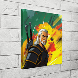 Холст квадратный Ведьмак в аниме стиле, цвет: 3D-принт — фото 2