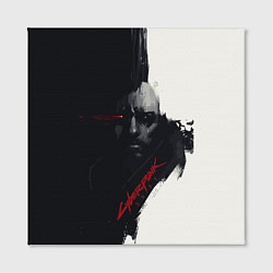 Холст квадратный Cyberpunk 2077, цвет: 3D-принт — фото 2