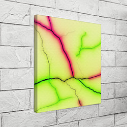 Холст квадратный Multicolored lightning, цвет: 3D-принт — фото 2