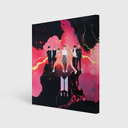Картина квадратная BTS k-pop music