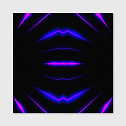 Холст квадратный Color black neon, цвет: 3D-принт — фото 2