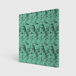 Холст квадратный В Бузулукском бору, цвет: 3D-принт