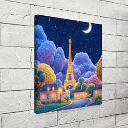 Холст квадратный Eiffel tower, цвет: 3D-принт — фото 2