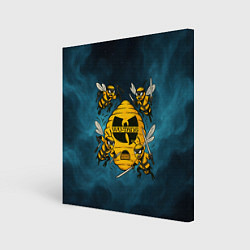 Холст квадратный Wu-tang clan пчелы, цвет: 3D-принт