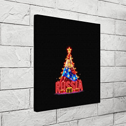 Холст квадратный Christmas day, цвет: 3D-принт — фото 2